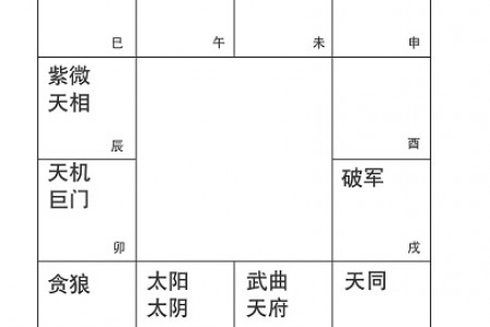 命无正曜,借天机巨门安星